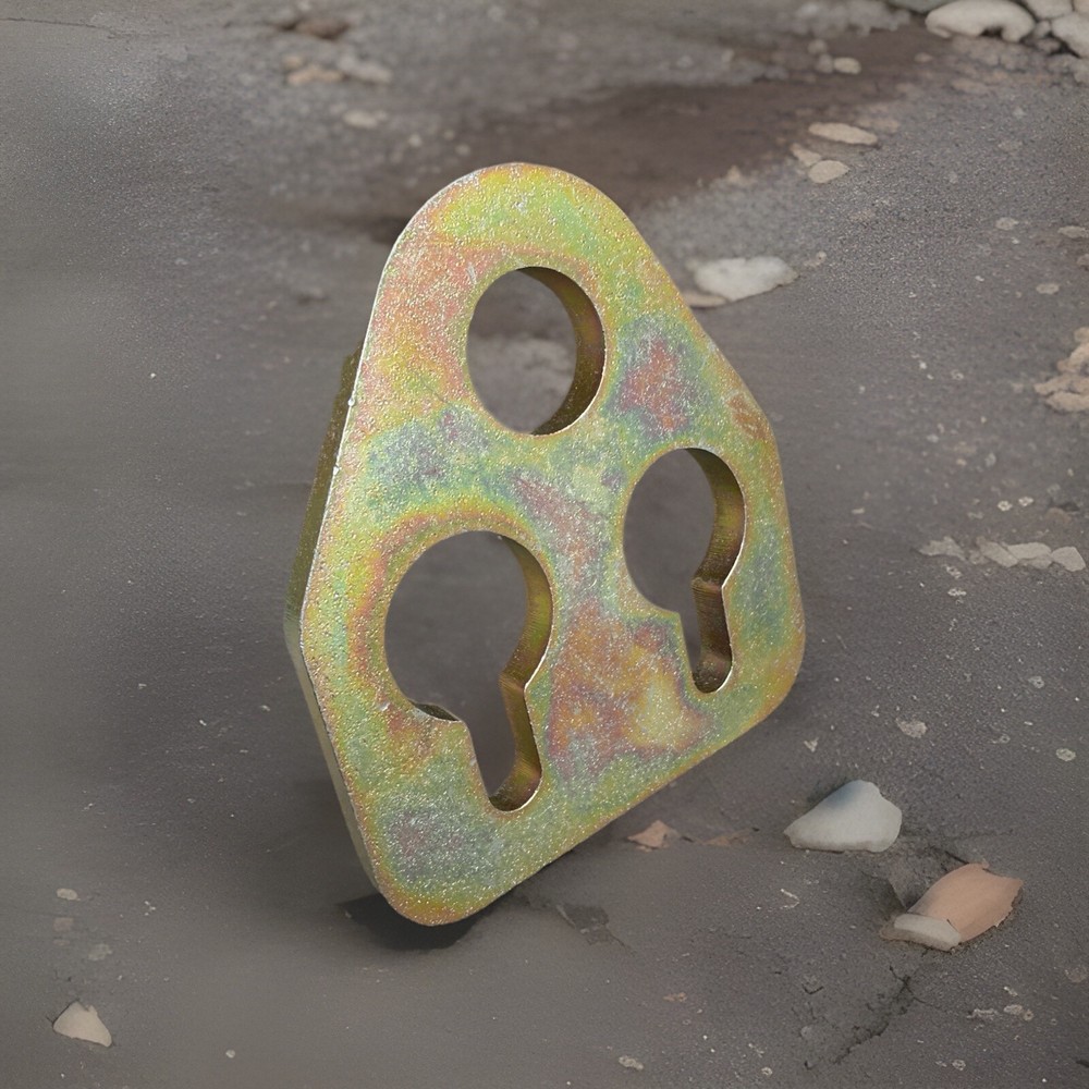 Auto Body Frame Multi-purpose Chain Grab Lock Twin Chain Lock Pulling Plate