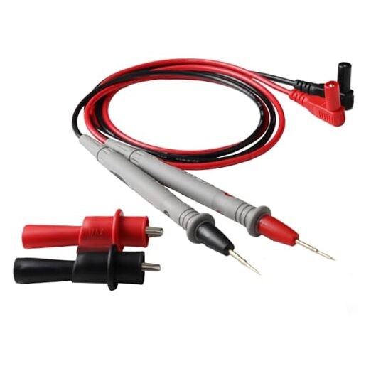 Digital Multimeter Test Leads, 2PCS Crocodile Clips, Professional Probe Kit