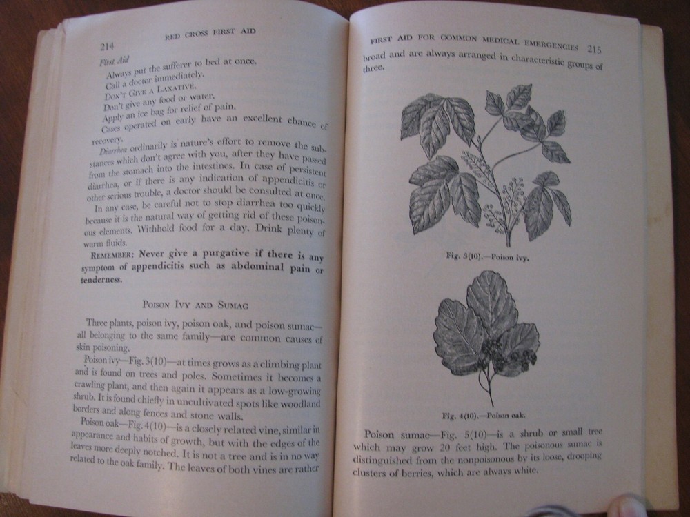 1945 American Red Cross "First Aid Textbook" Revised Edition