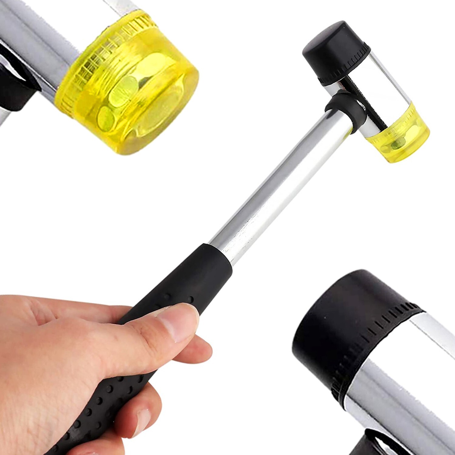 9PCS Forged Steel Roll Pin Punch w/Double Face Hammer Rifle Gunsmithing Jewelers