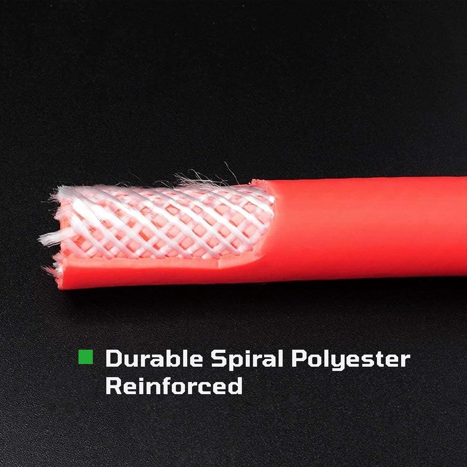 DYNAMIC POWER 3/8-in x 50-ft Premium Rubber Air Hose with 10-Piece Accessory Kit