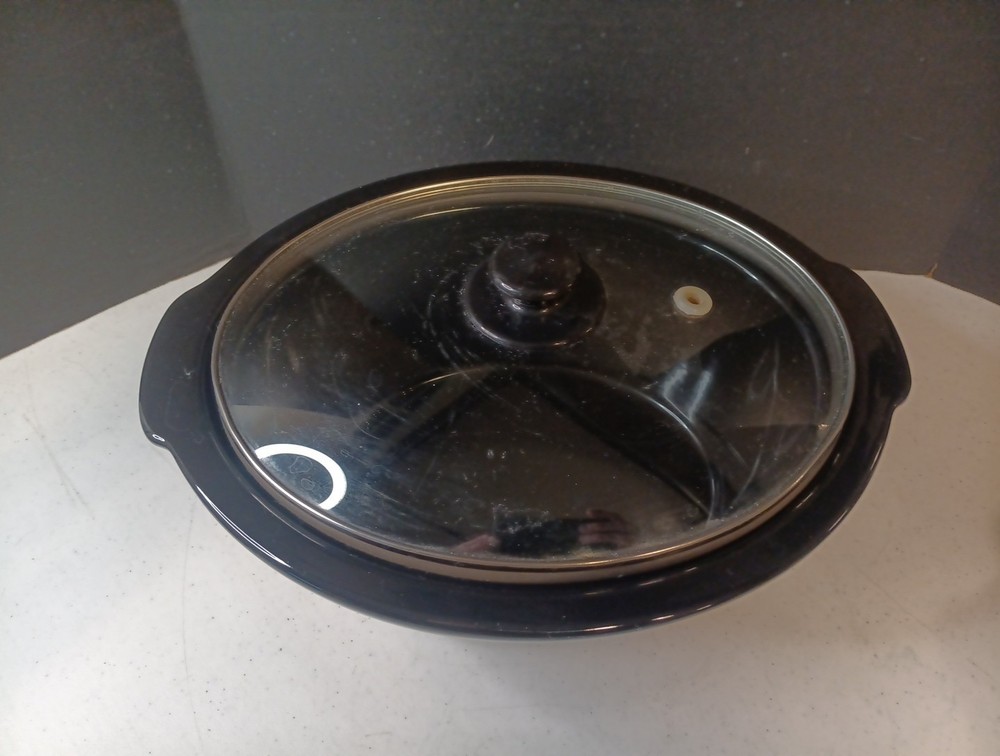 Hamilton Beach Ceramic Insert 33268 4 Qt Oval Black | Slow Cooker Replacement