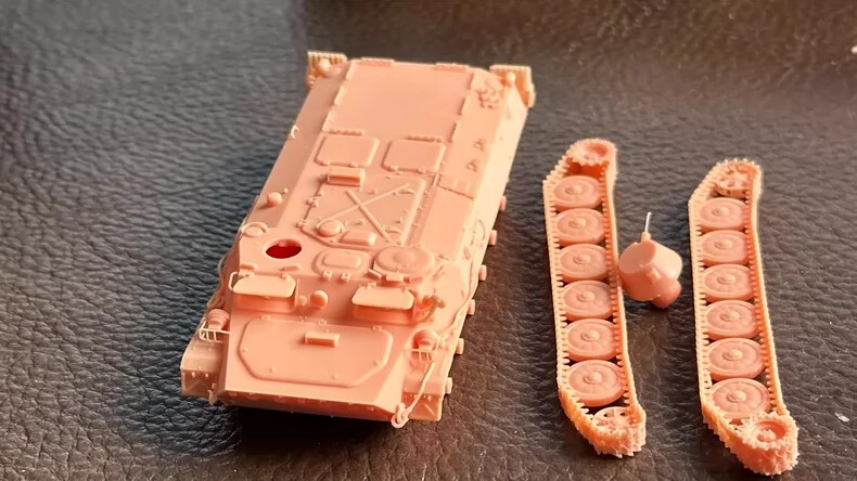 3D Printed 1/72 Soviet MT-LB Armored Vehicle Basic Unpainted Model Kit