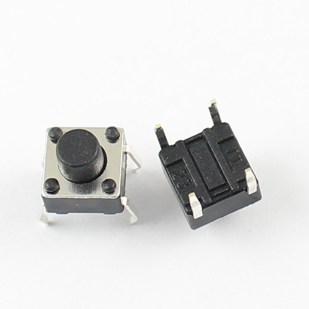 10Pcs Momentary Tactile Tact Push Button Switch 4 Pin DIP 6x6x6mm High 6mm