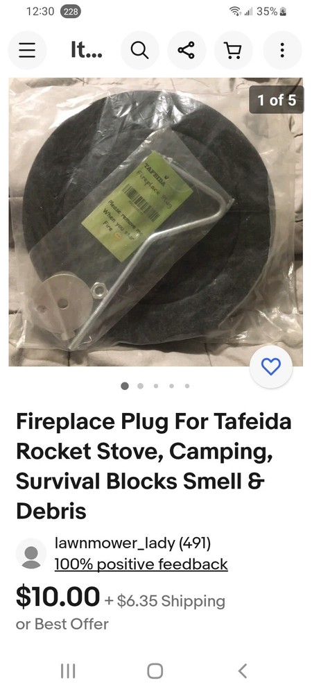 Tafeida Fireplace Plug