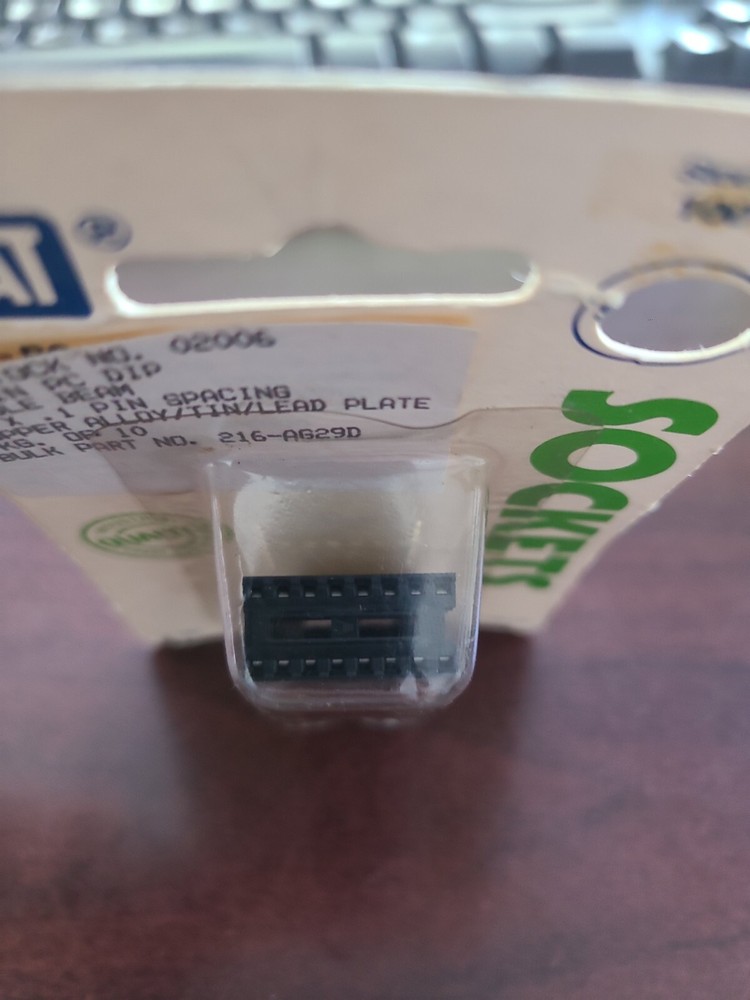 216-AG29D AUGAT 16 PIN DIP SOCKET 10 PCS