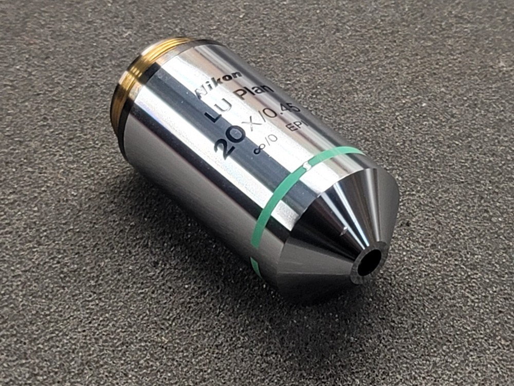 Nikon LU Plan 20X/0.45 A ∞/0 BD Microscope Objective