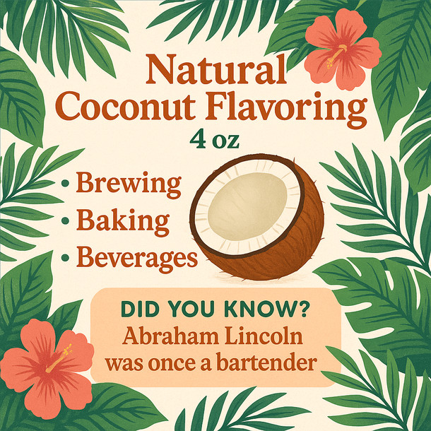 LD Carlson Natural Coconut Flavoring 4 oz