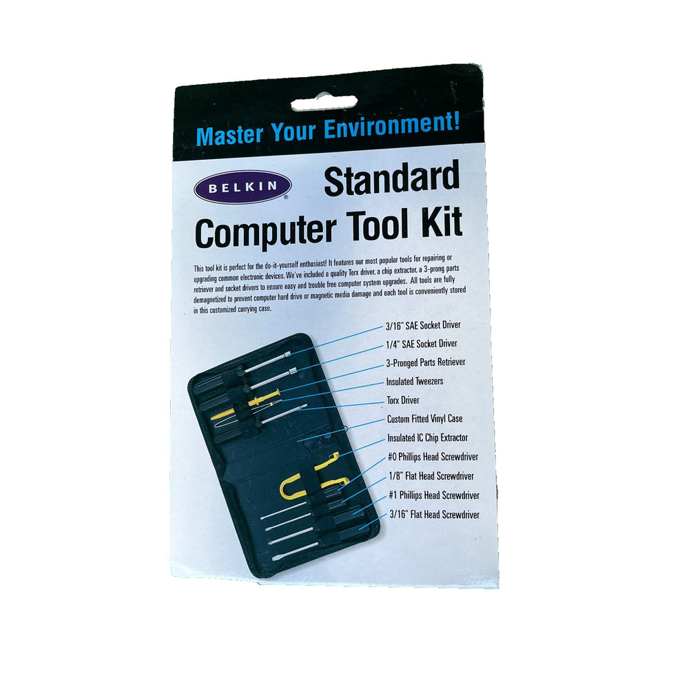 Belkin Standard Computer Tool Kit 10 Piece NEW In BOX