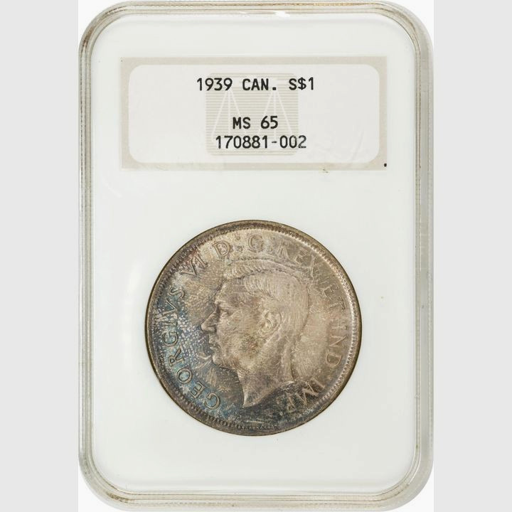 Canada 1939 $1 MS65 NGC