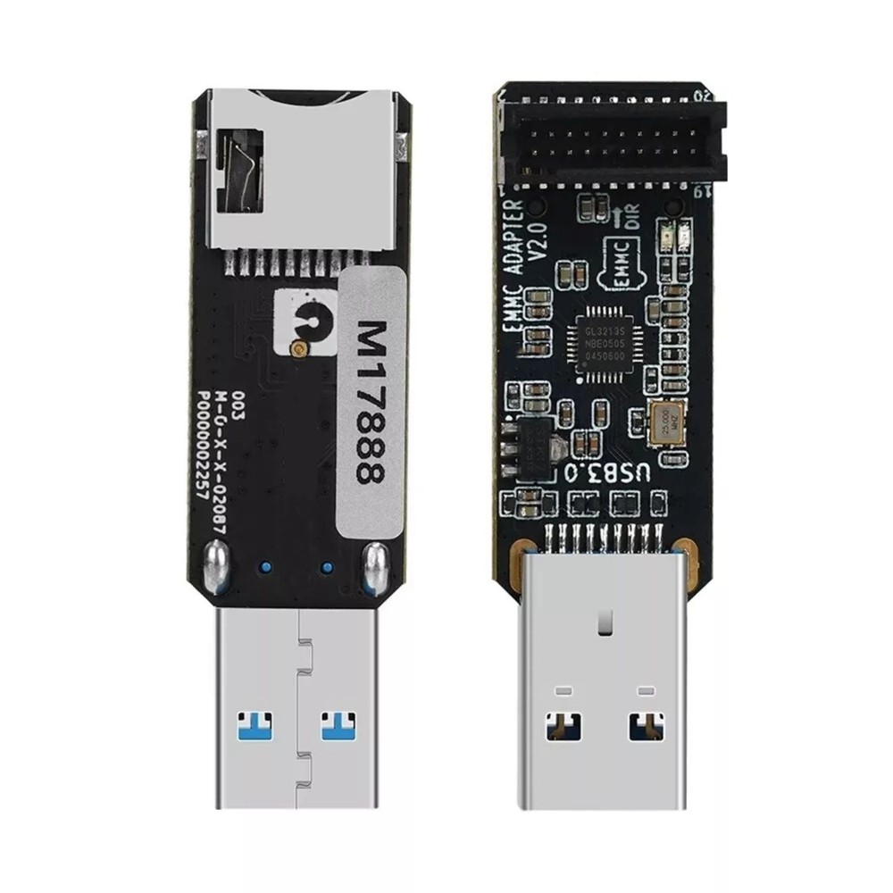 32G EMMC Expansion Module with USB3 Reader for Qidi MAX3/Plus3 Printers
