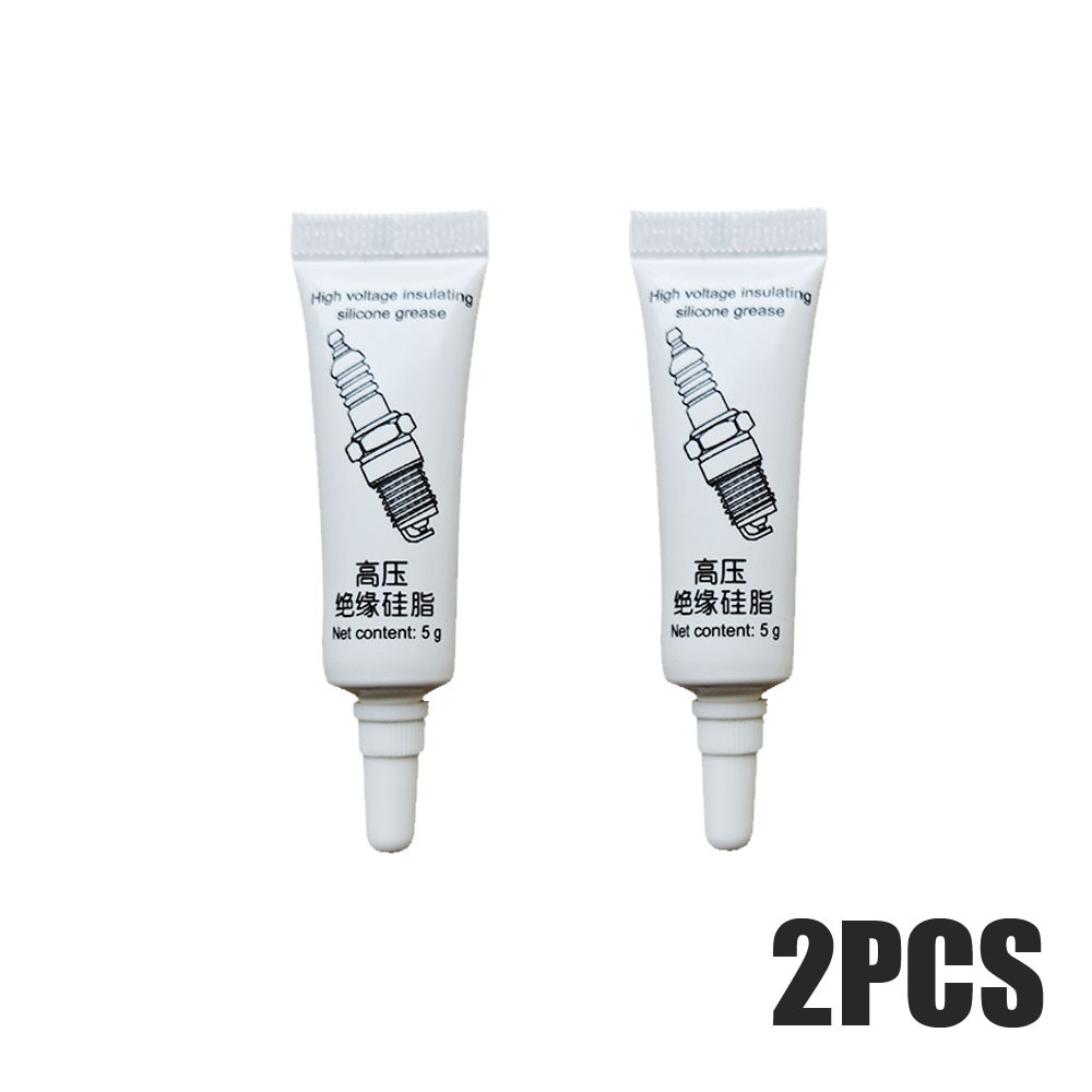 2x Car Spark Plug High Voltage Insulating Grease Electrical Insulation Lubricant
