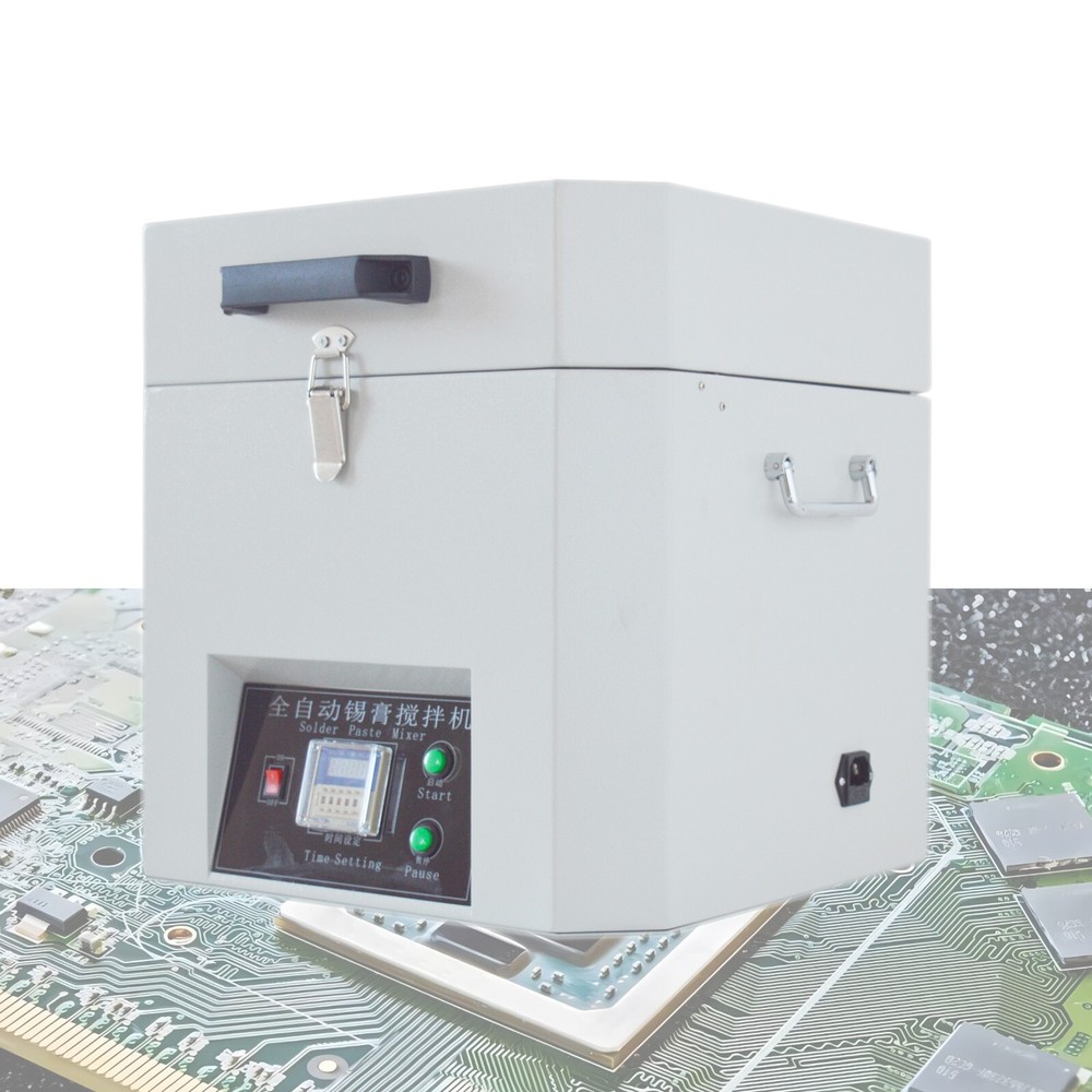 Solder Paste Cream Mixer Automatic Sloder Paste Mixing 500gx2 Cans 1350 RPM 110V