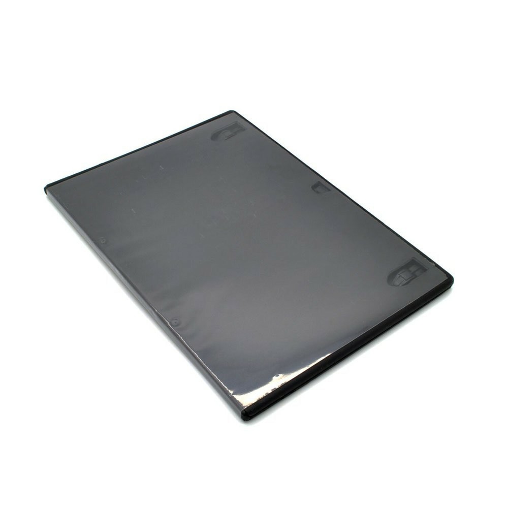 Maxtek 7mm Slim Black Single CD/DVD Case, 100 Pieces Pack.