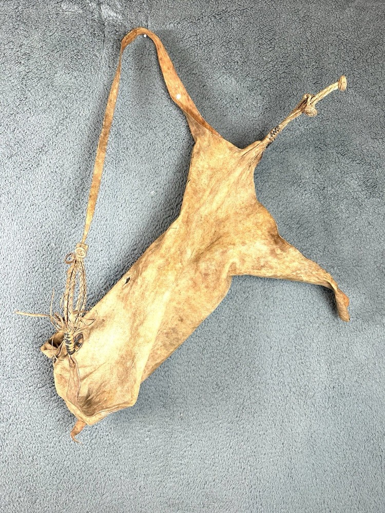 Native American leather Water Bladder Rare