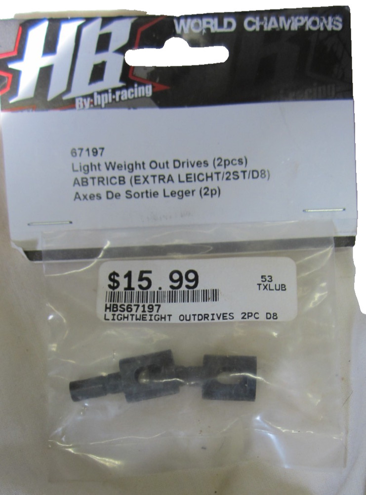 HPI 67197 Lightweight outdrives 2pc
