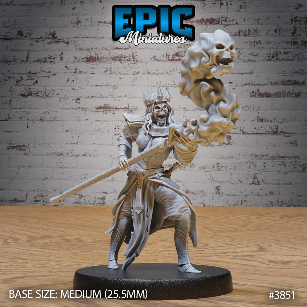 Female Lich C | Epic Miniatures | RPG D&D Pathfinder Wargaming