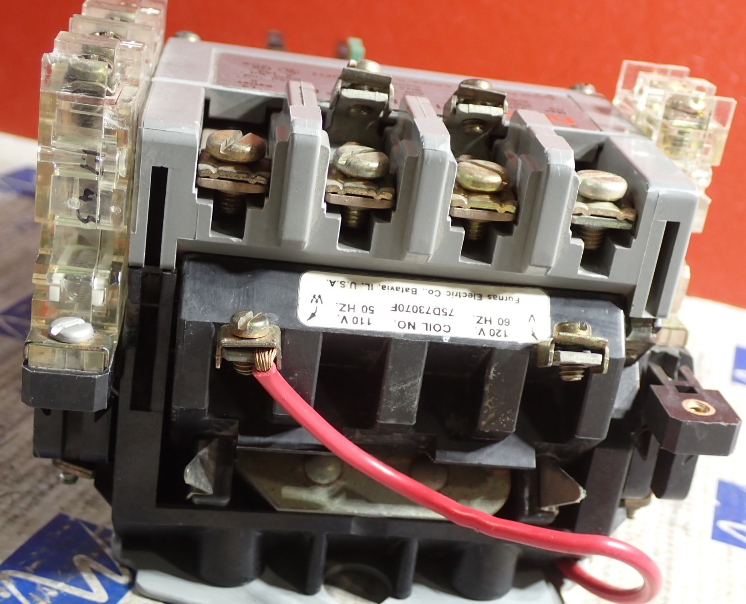 Furnas 14DP32AF81 Size 1 Starter 27 Amp 600VAC w/ 120V 60Hz Coil TESTED S931