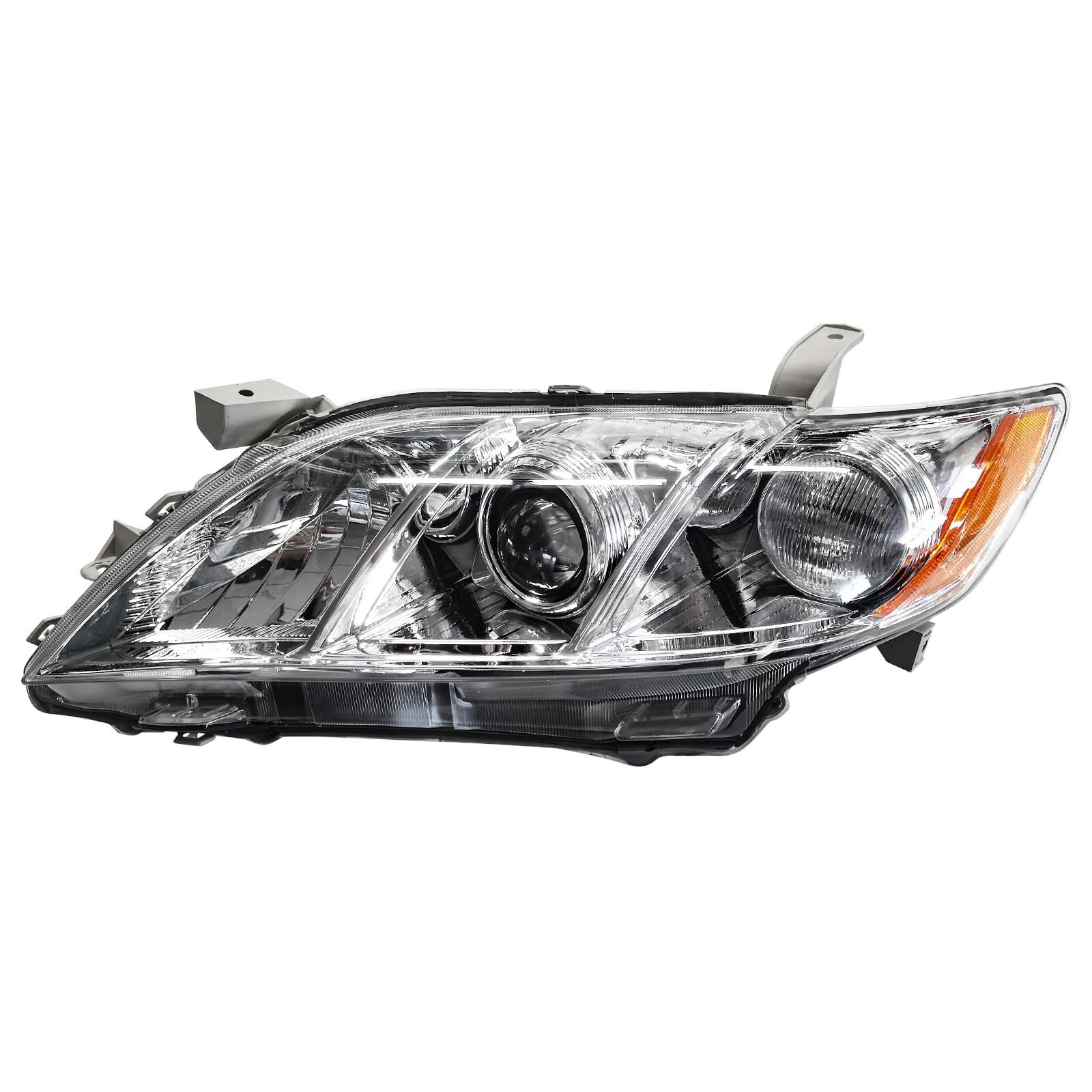 Right+Left Headlights For 2007 2008 2009 Toyota Camry Chrome Clear Projector
