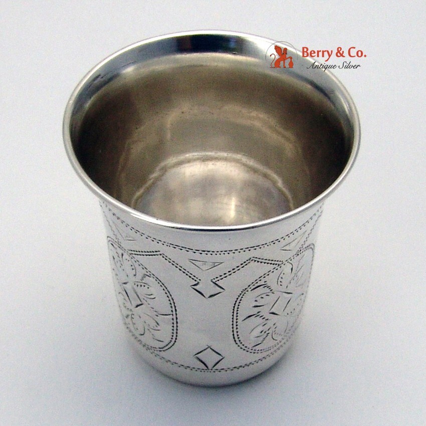Russian 84 Standard Silver Large Vodka Cup 1900