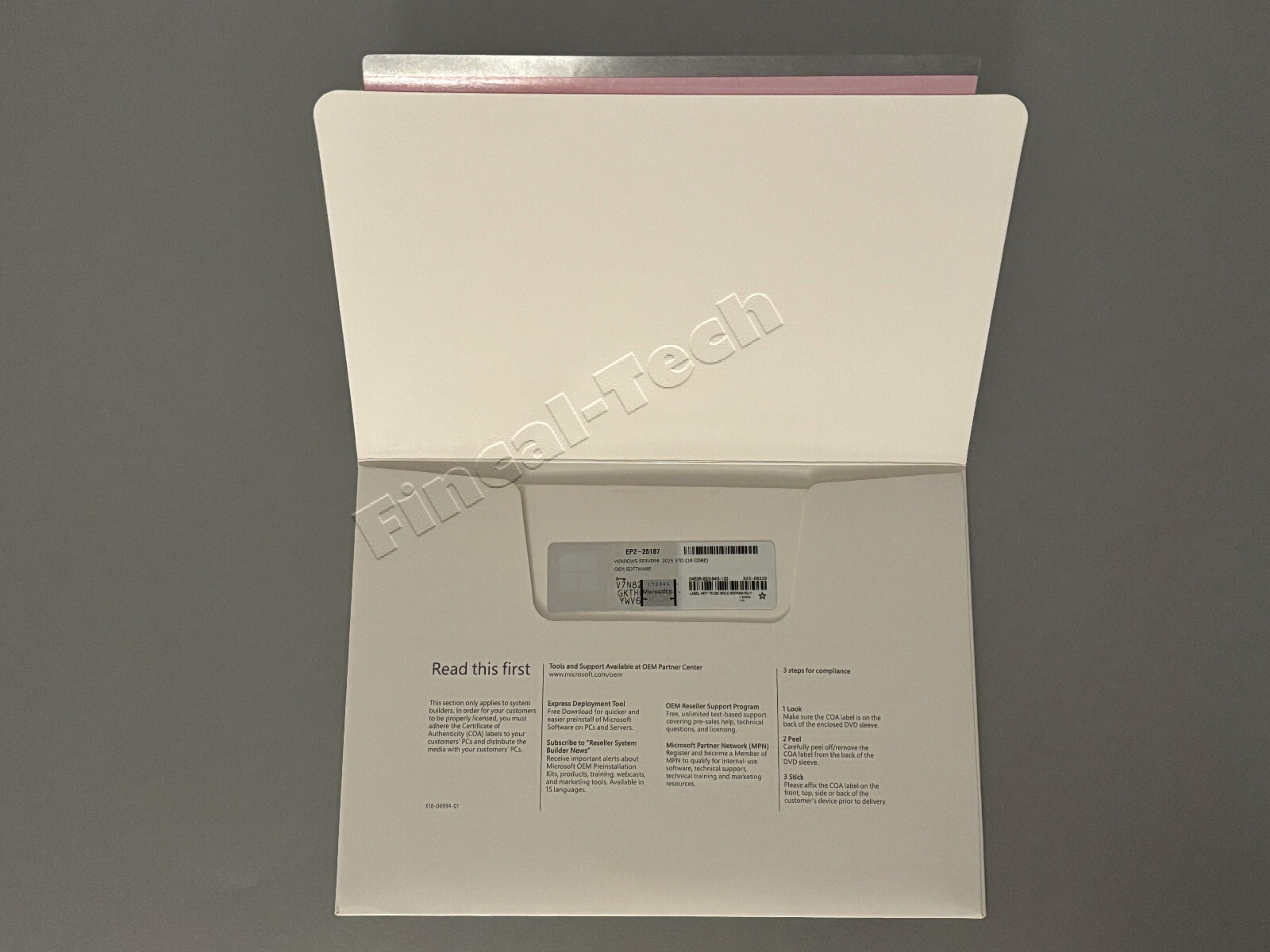 New Win Server 2025 Standard x64 bit- 16 Cores | Full License [Brand New] & HHD