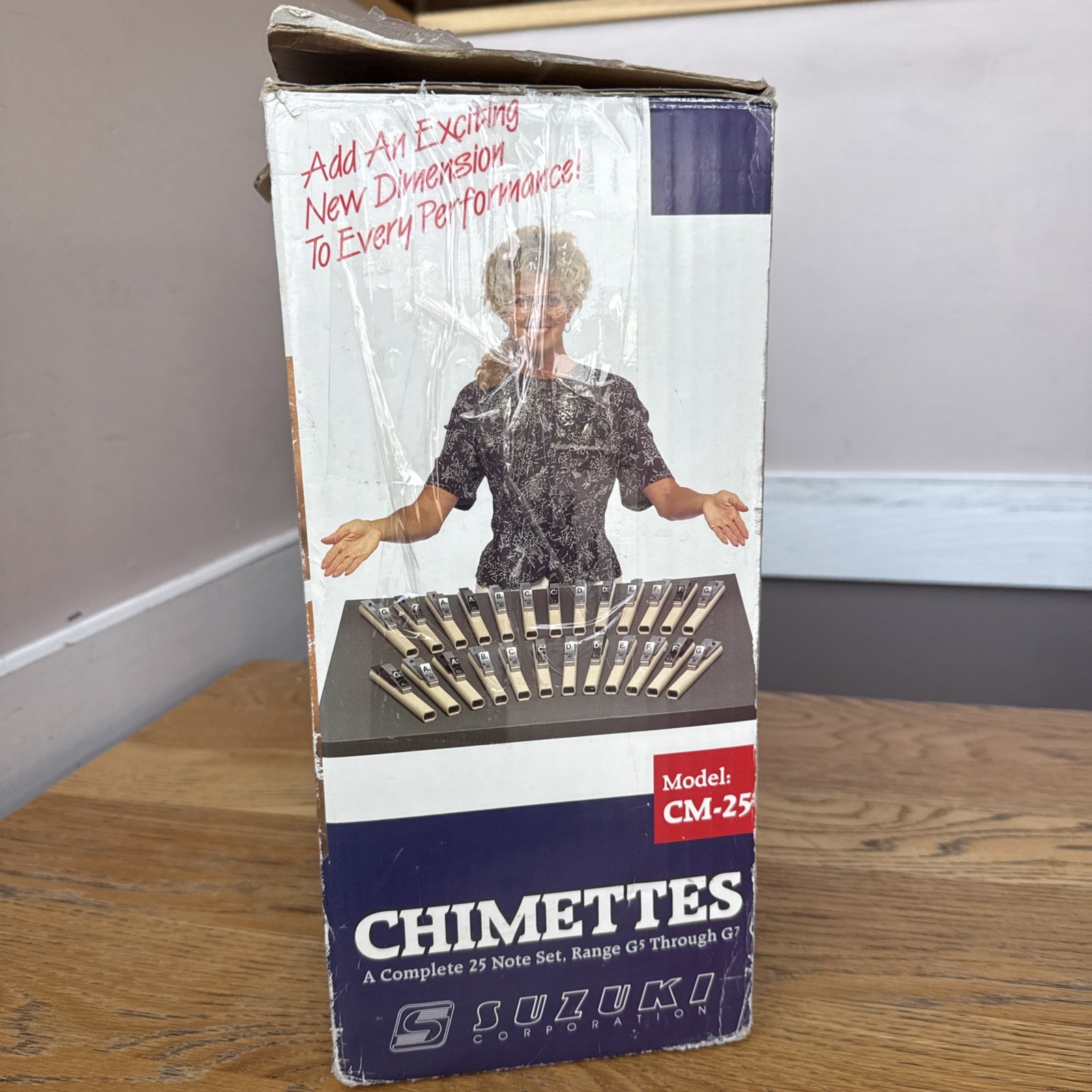 SUZUKI CM-25 Tone Chime 25 Tone Set 2-Octave With Original Box