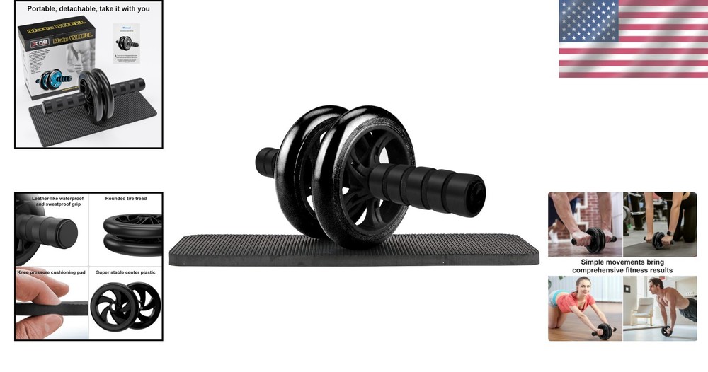 Abdominal Wheel, Ab Roller for Abdominal Exercise Machine, Abs Workout Equipment