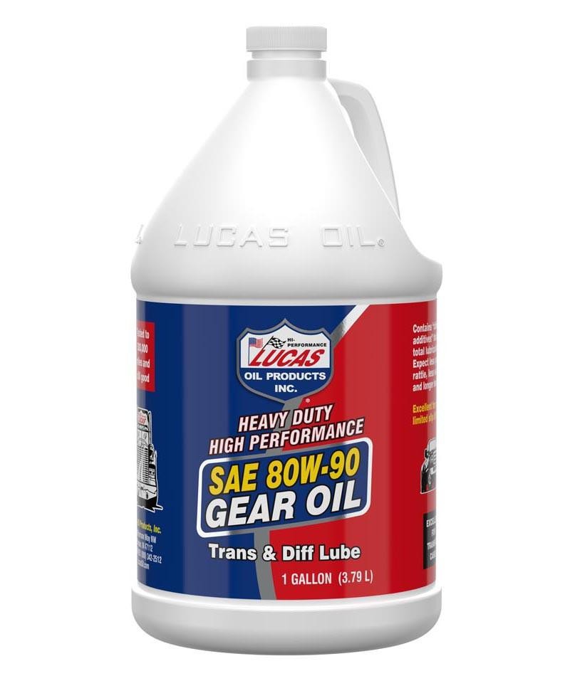 Lucas Oil 10046 Heavy Duty 80W-90 Transmission Differential Lube Gear Oil 1 Gal