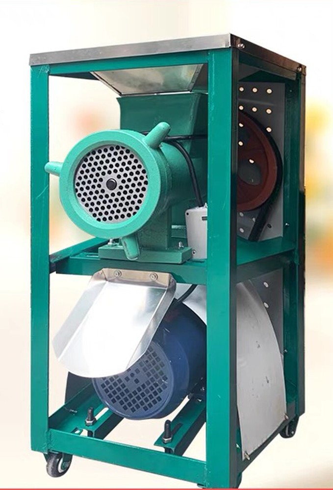 TECHTONGDA 220V Fish Chicken Bones Crusher Feed Processer Meat Grinder Cutter