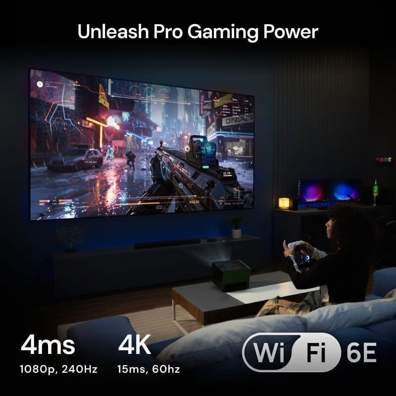 Valerion VisionMaster Pro2 Bundle+Free Ceiling Mount Triple Laser Projector 4K
