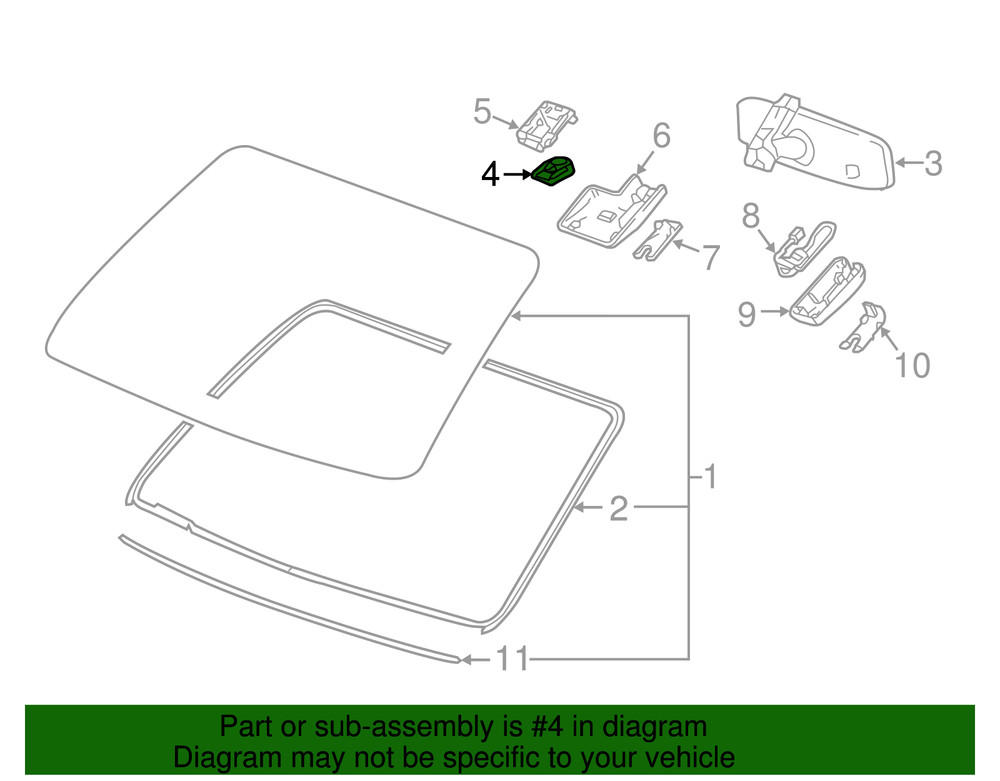 Genuine GM Front View Camera 84159610