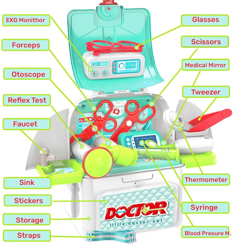 Doctor Backpack Toy Set