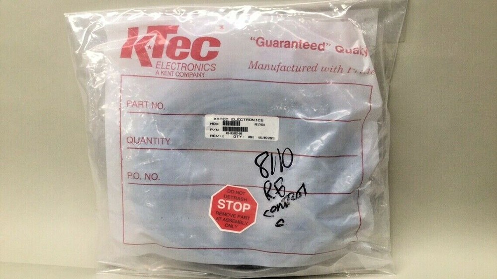 K-Tec Electronics A617934 Cable 02-81892-00 For 8110 Control