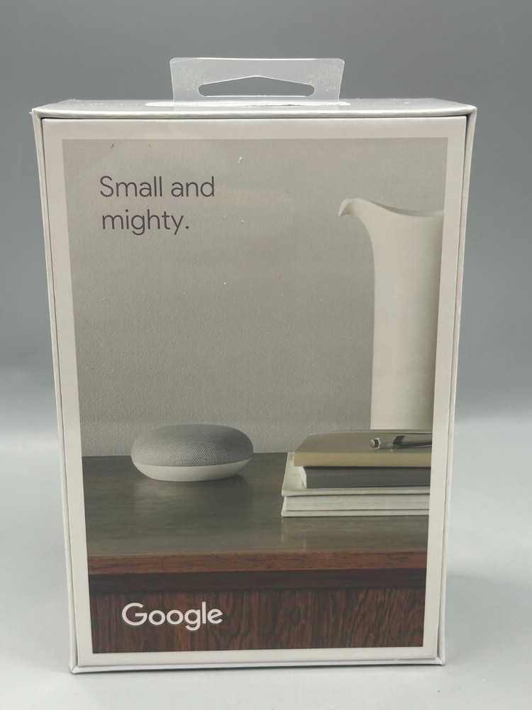 Google Nest Mini (2nd Generation) Smart Speaker - Chalk - Sealed