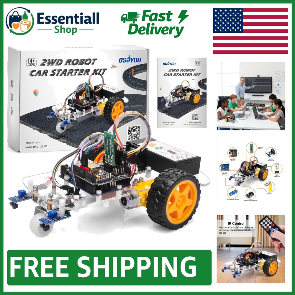 Compact 2WD Robot Car Kit: Step-by-Step Guide for Easy Assembly & Learning
