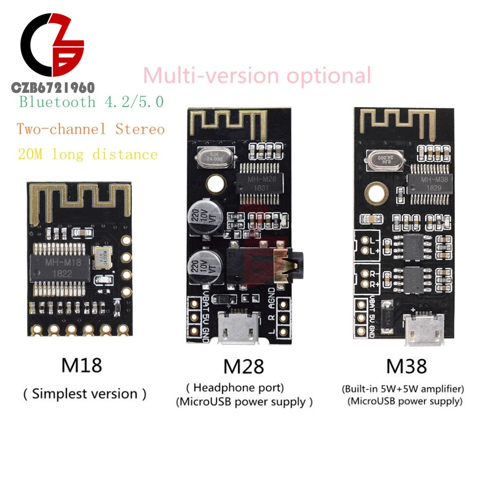 MH-MX18 Bluetooth MP3 Wireless Audio Receiver Module Lossless Decoder Board DIY