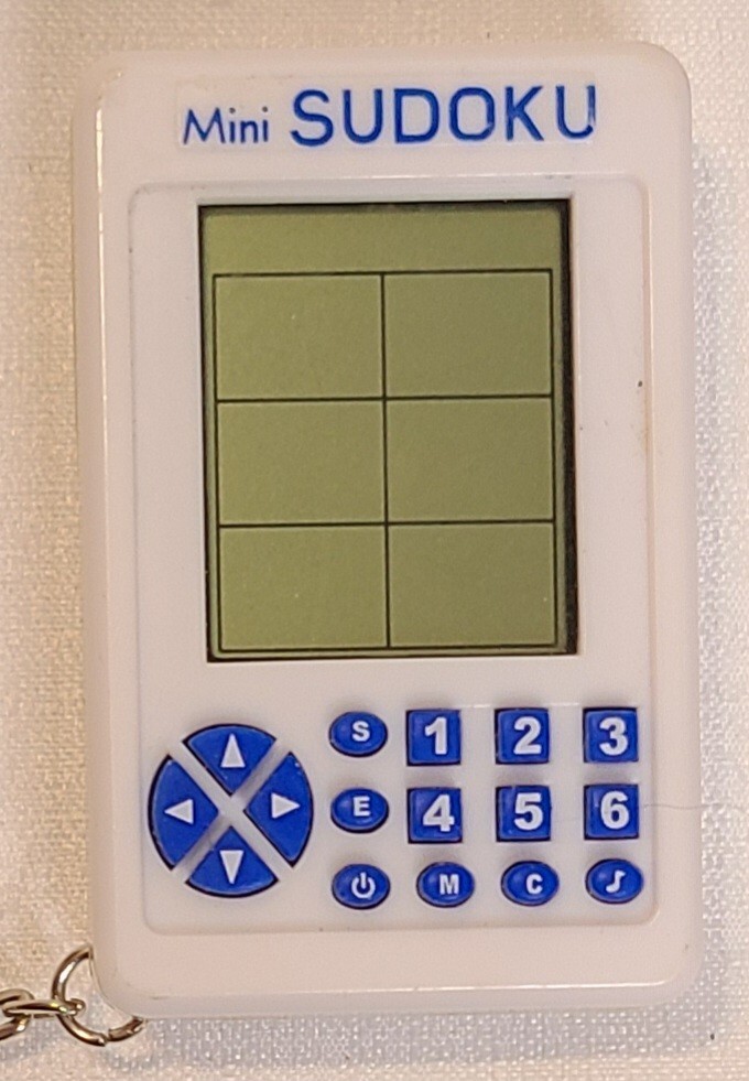 MINI SUDOKU ELECTRONIC HANDHELD KEYCHAIN LCD GAME