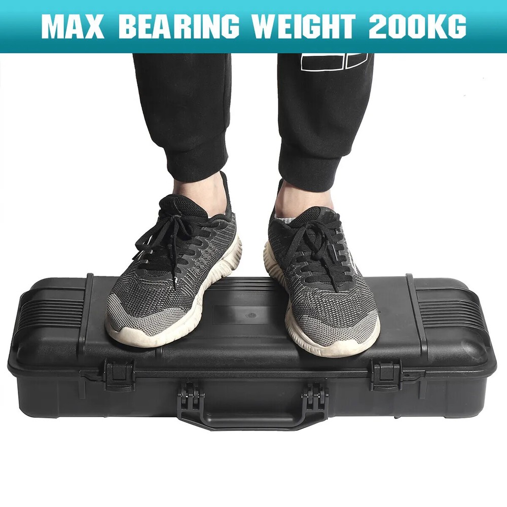 Mutil Size Hard Shell PP Carrying Case Portable Waterproof Shockproof Sponge Box