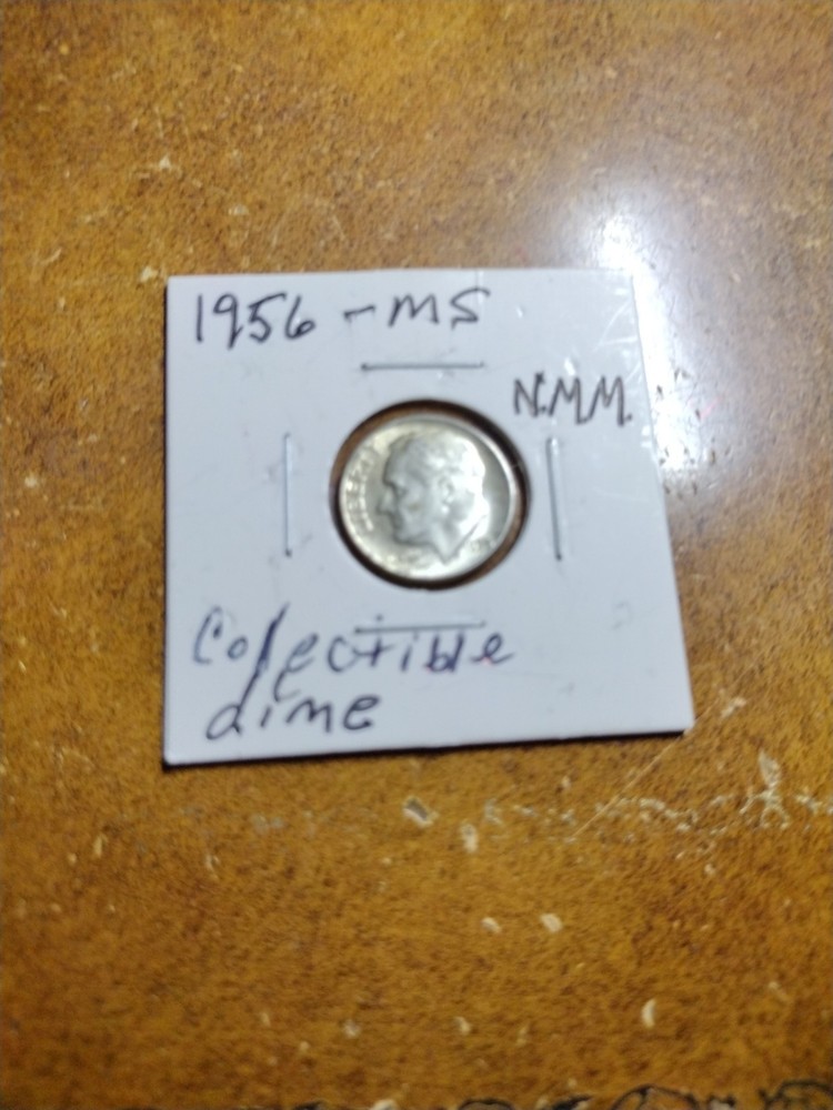 1956 No Mint Mark Collectable Dime