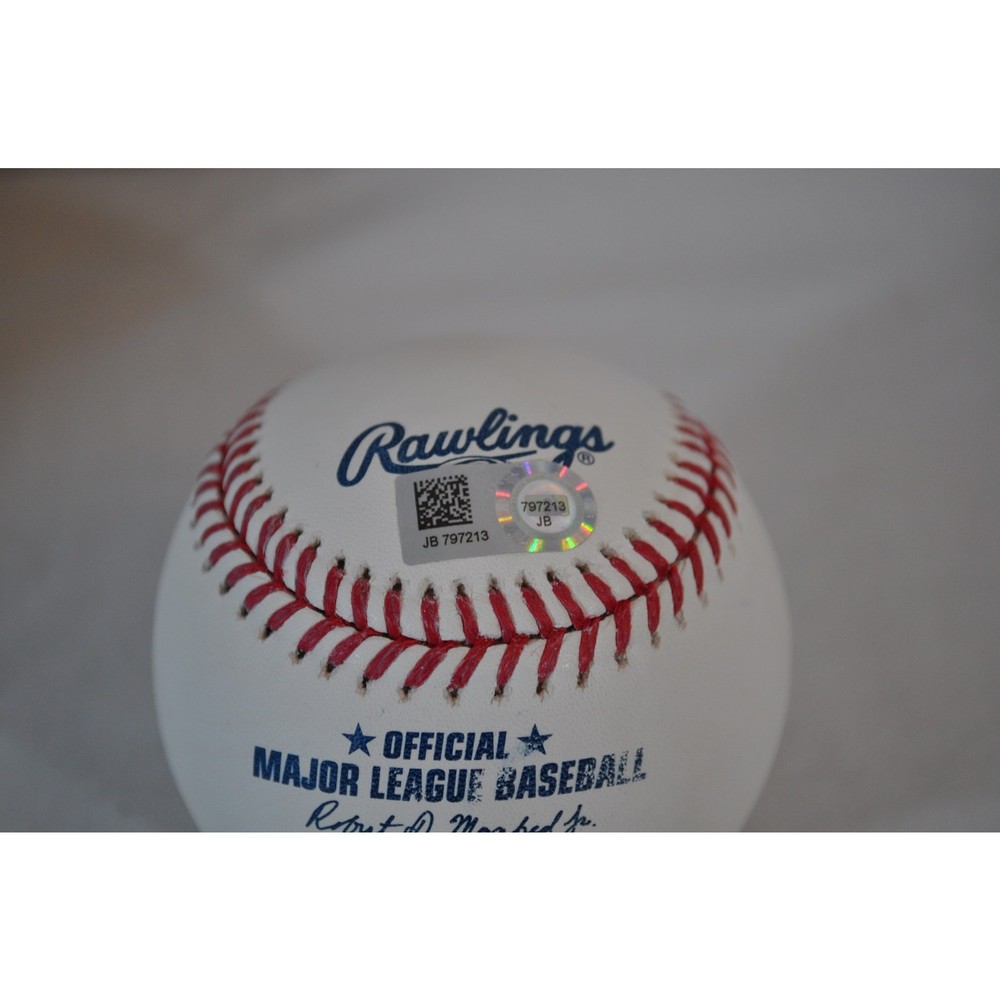 Michael Saunders Autographed Baseball MLB Authenticated JB797213