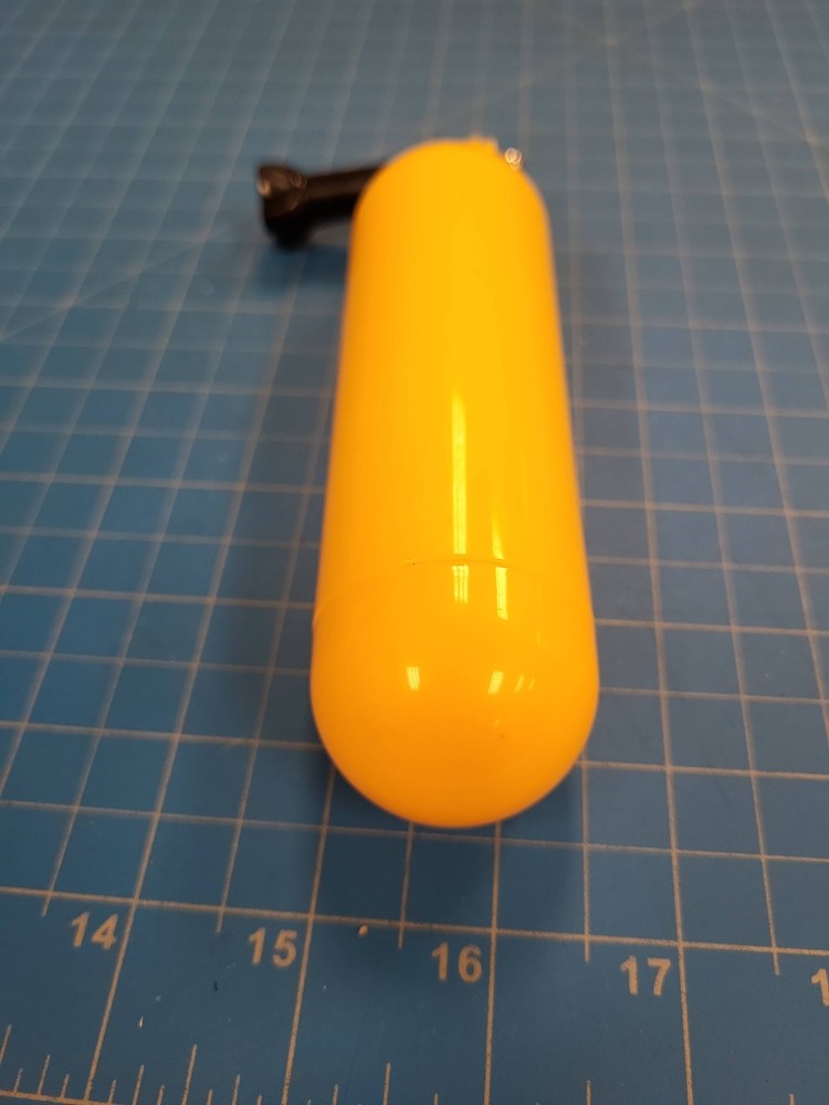 Action Camera Floating Hand Grip Yellow Waterproof Mount Accessory