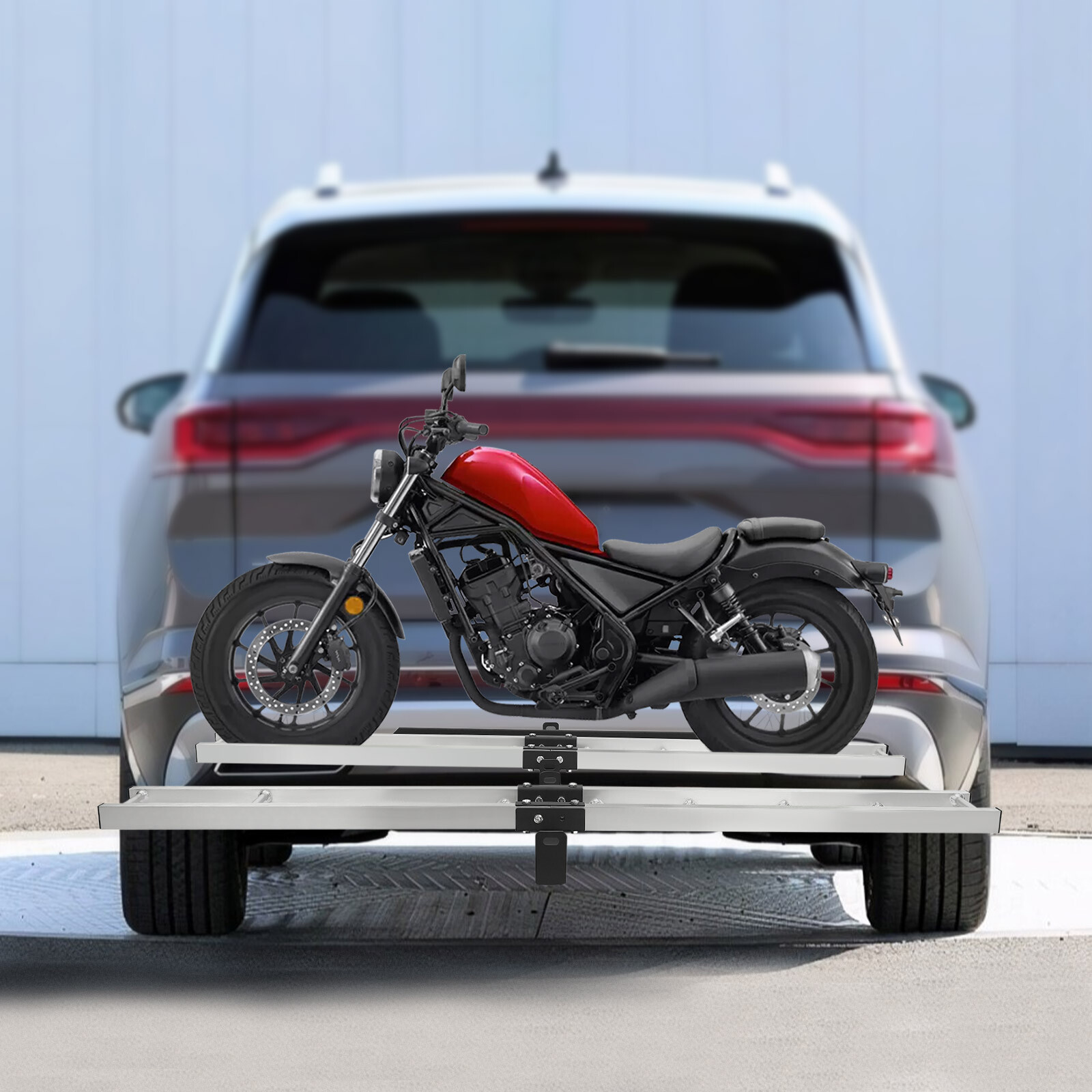 Motorcycle Carrier, Aluminum Hitch Carrier for Dirt Bikes, Motorcycle Bracket