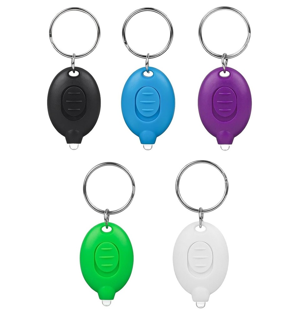 5x LED Keychain Flashlight, Ultra Bright Tiny Flashlight, Small Keychain Flashli