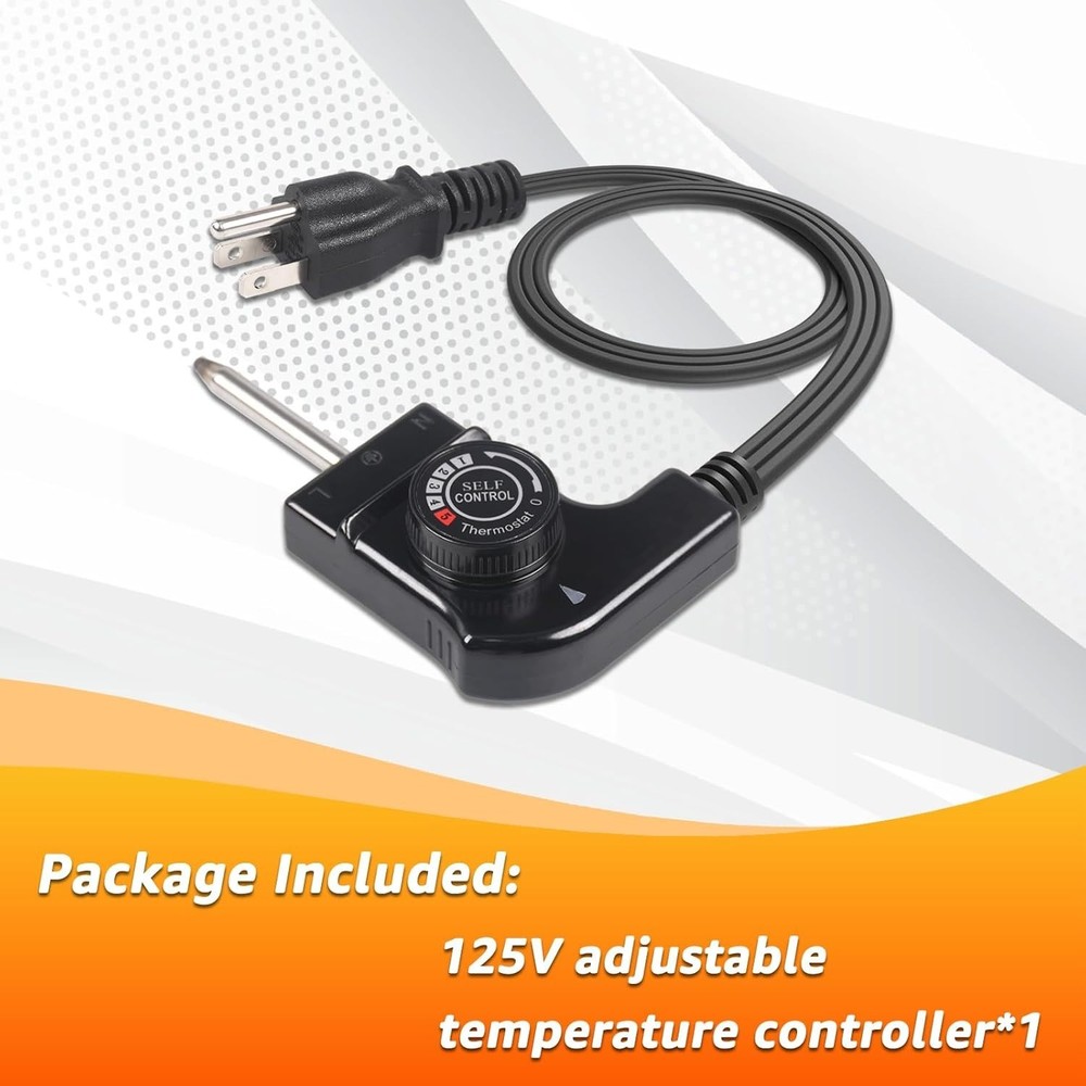 Universal Replacement Adjustable Thermostat Probe Cord - Compatible with Mast...