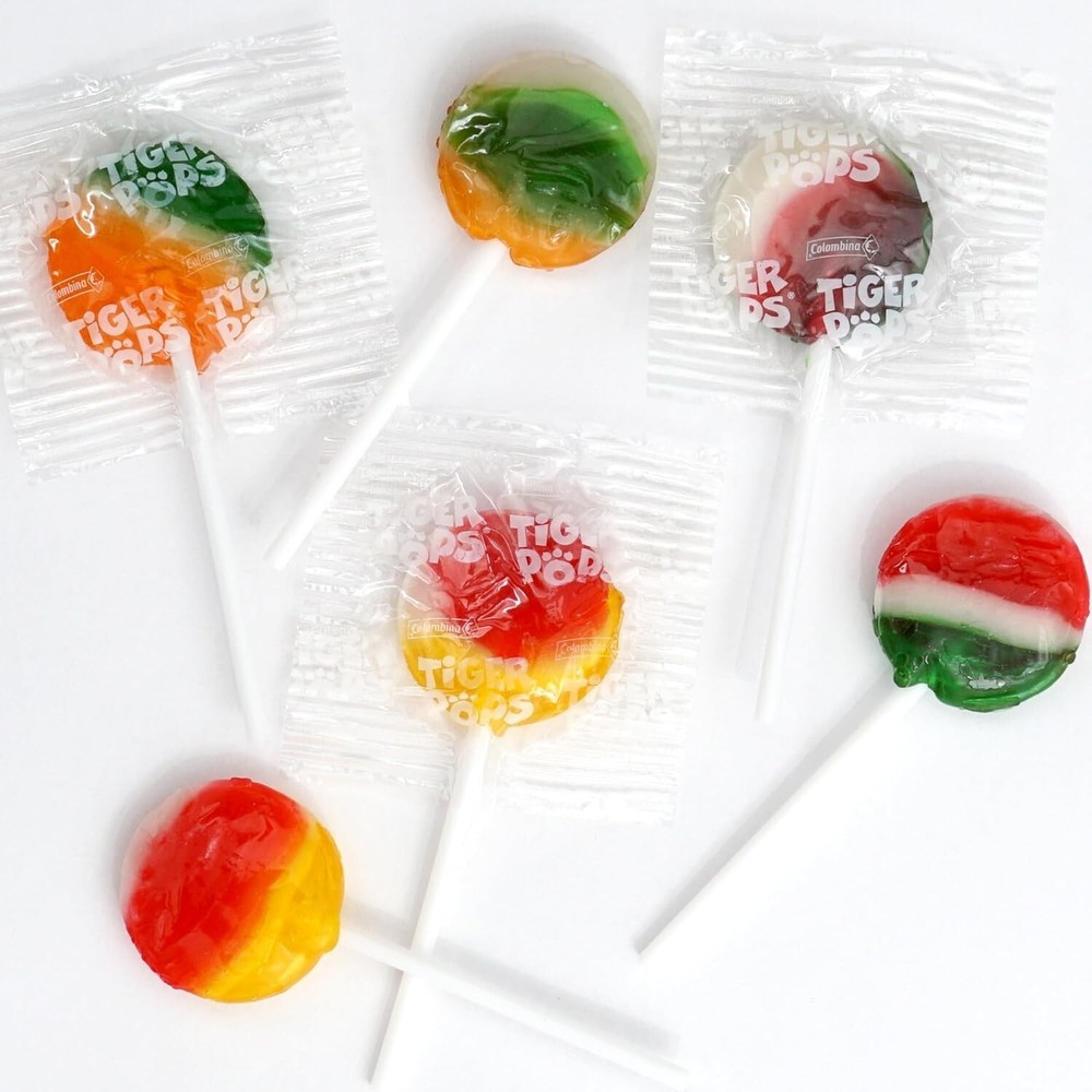 TigerPops lollipops, 2 Pound Bulk Candy (Approx. 75 pcs.), Individually Wrapped