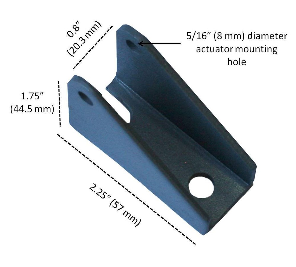 WindyNation Linear Actuator Mounting Brackets
