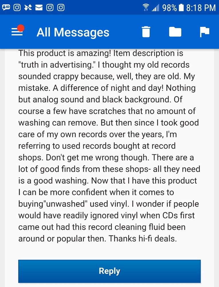Advanced Record Cleaning Fluid Concentrate