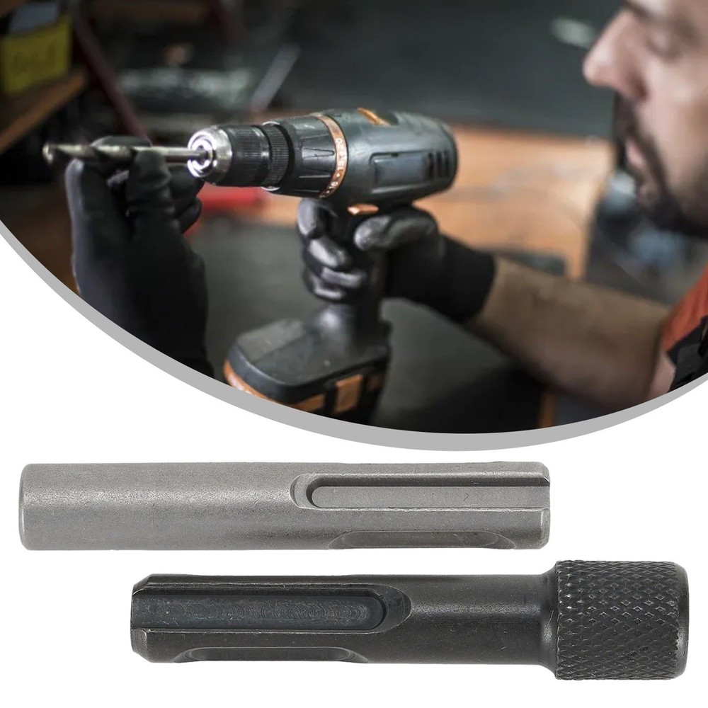5pcs SDS Plus 1/4 Hex Socket Driver Hammer Drill Bit Adaptor Accessories Kit