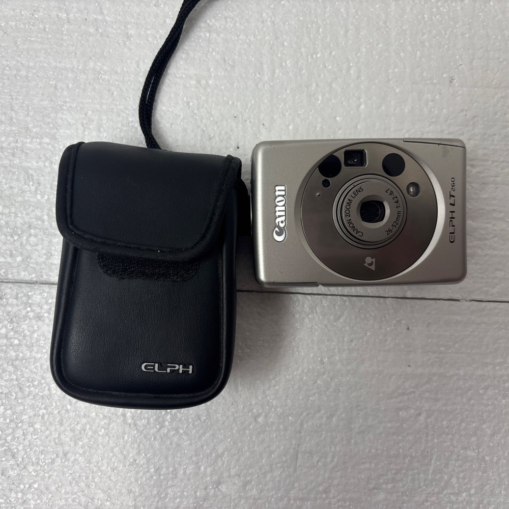 Canon Elph LT 260 APS Point & Shoot Camera w/ Case
