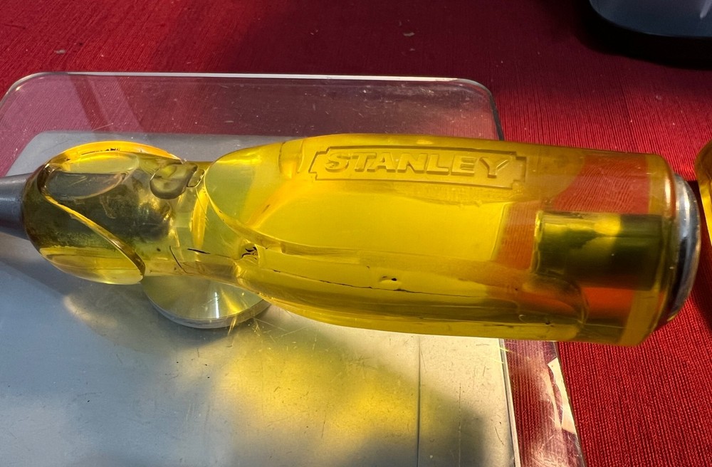 Stanley 2” Chisel..Fat Yellow Translucent Handle.